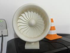 Plane Turbine Model 3D Printer Model