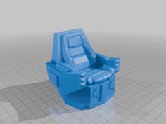 Klingon Command Chair- Star Trek 3D Printer Model