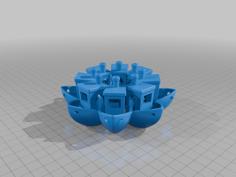 8 Benchy Joined Together (otterbenchy) 3D Printer Model