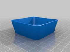 Stackable Parts Tray With Rounded Inside 3D Printer Model