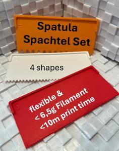 Spatula/Glue Spreader # Spachtel/Kleber Verteiler 3D Printer Model