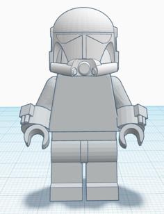 Imperial Super Comando Lego Armour 3D Printer Model