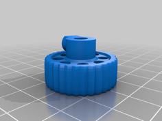 YAEEK V2 – Yet Another Ender Extruder Knob V2 – With Fixing Screw 3D Printer Model