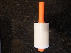 Two Piece Stretch Wrap Dispenser 3D Printer Model