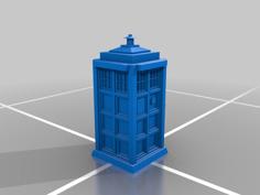 Simple TARDIS 3D Printer Model