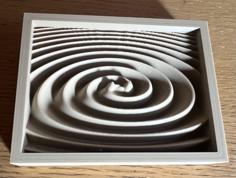 Gravitational Waves Plot 3D Printer Model