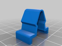 Fiat 500 Bonnet Insulation Clip 3D Printer Model