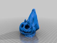 Halloween Pumpkin Ghost 3D Printer Model