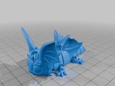 Baby Bat Dragon Articulated 3D Printer Model