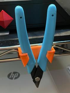 Wire Shelving Flush Cutter And Pliers Holder 3D Printer Model