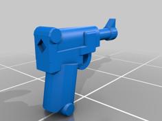 German Officer Pistol 3D Printer Model