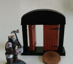 D&D Swinging Double Doors REMIX 3D Printer Model