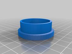 Adapter Of T2 On 1,25 ” 15mm Low Profile 3D Printer Model