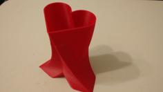 Joined Hearts Vase 3D Printer Model