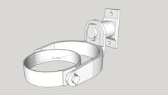 Self-leveling Cupholder, 2-axis Gimbal 3D Printer Model