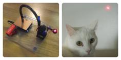 Cat Laser Entertainer Robot 3D Printer Model