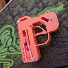 Tic Tac Gun 2 – Extra Power Rubber Band Version 3D Printer Model