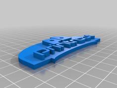 Printrbot Simple Metal Logo With Front Feet Only [REMIX] 3D Printer Model