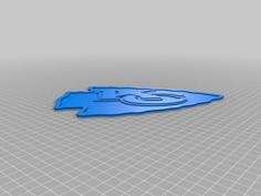 Chiefs Logo Light 3D Printer Model