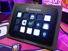 Elgato Stream Deck Mk2 Screw Holes Secure Mount To Desk 3D Printer Model