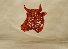 Cow Decor Lines 3D Printer Model