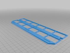 Flatbed Scanner 35mm Film Holder For Curly Films 3D Printer Model