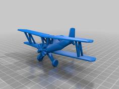 Grumman Ag Cat 3D Printer Model