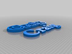 Craig Name Keychain Hanger 3D Printer Model