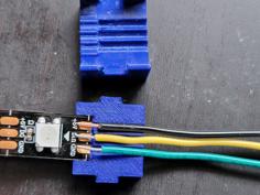 Quick LED Strip Connector (Customizer) 3D Printer Model