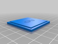 CPU 3D Printer Model