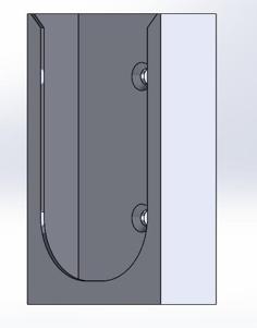 Support Télécommande Clim Mitsubishi HR 3D Printer Model