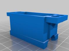 Servo Mount With Cable Hole 3D Printer Model