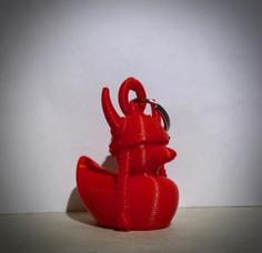 Viking Duck Keychain 3D Printer Model