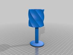 Abstract Wine Glass Prototype 3D Printer Model