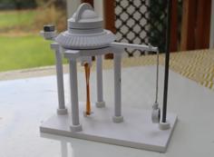 Simplified Flying Pendulum Escapement 3D Printer Model