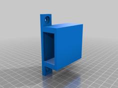 Overmount Outlet Slim Case 3D Printer Model