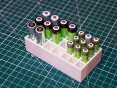 Batteries Storage 3D Printer Model