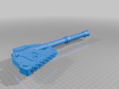 Warhammer 40K Carcharodons Chainaxe 3D Printer Model