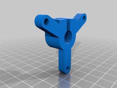 Rostock Max Dial Indicator Mount 3D Printer Model