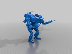 Assault M4 Brommens / Apex Mech HAWKEN 3D Printer Model