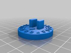 Malifaux Health Meter 3D Printer Model