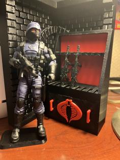 G.I. Joe Classified Weapon Rack 3D Printer Model