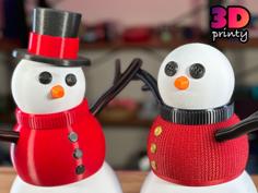 Giant Snowman – Plain Head 3D Printer Model