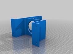 Powercube Mount For 40×40 Extrusion Beams And Flat Surfaces 3D Printer Model