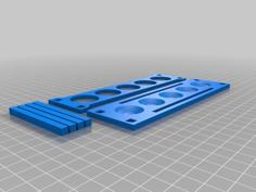 Simple Test Tube Rack 3D Printer Model