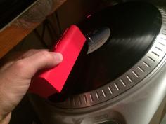 Customizable Vinyl Record Cleaner 3D Printer Model