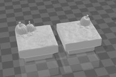 Basic Haloween Pumpkin Floor (Dungeon Blocks Compatible) 3D Printer Model