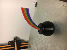 St. Patricks Day Rainbow With Pot Of Gold 3D Printer Model