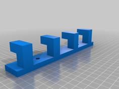 Coat Hanger, Simpel Square 3D Printer Model