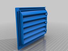 Side Vent For Caravan 3D Printer Model